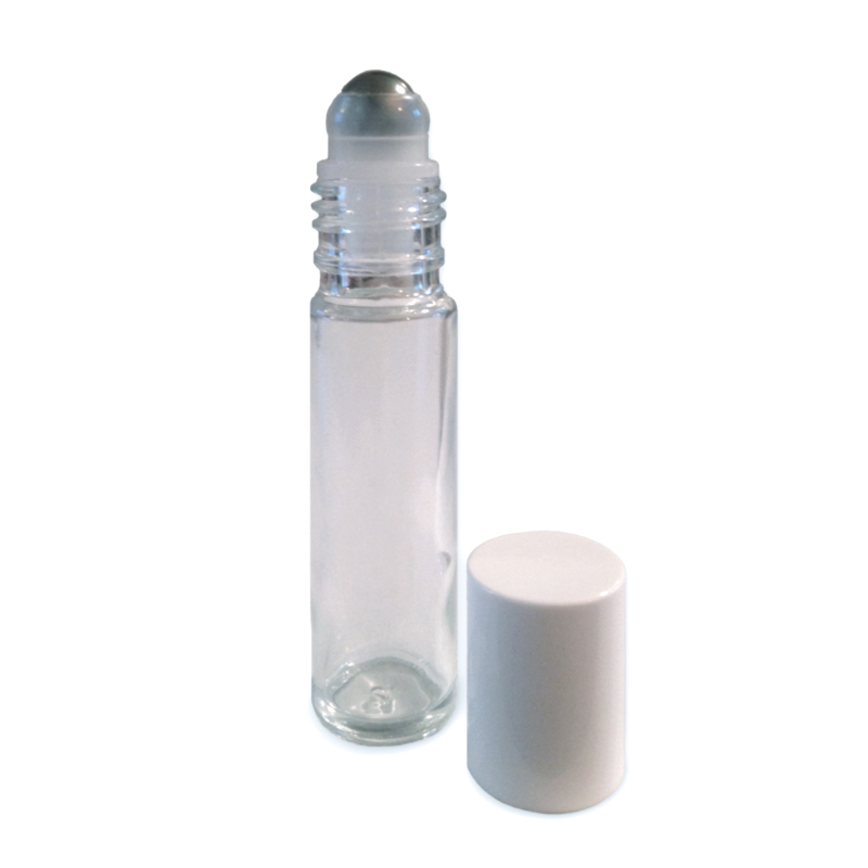 Roll-on en verre transparent 10ml [8100]
